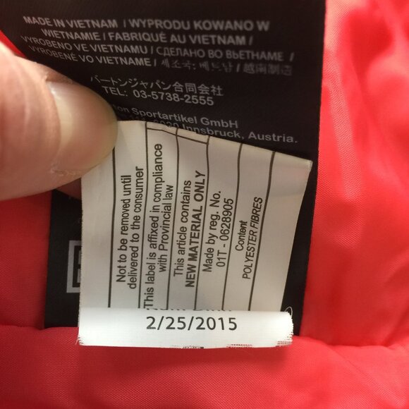 Burton Jacket Womens S Pink Dryride Pixel Geometric Snowboard Ski Parka Coat Zip - Picture 15 of 15